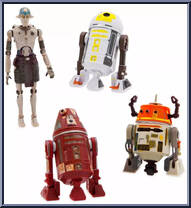 C1-10P / C4-R4C / Professor Huyang / RD-3 Action Figure