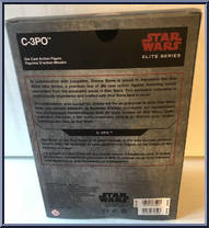 C-3PO from Star Wars - Elite Series - Last Jedi manufactured by Disney [Back]
