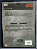 Finn (First Order Officer Disguise) from Star Wars - Elite Series - Last Jedi manufactured by Disney [Back]