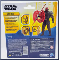 Darth Maul (Double-Blade Lightsaber) from Star Wars - Epic Hero Series - Deluxe manufactured by Hasbro [Back]