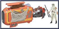 Rey's Speeder (with Rey (Jakku)) Action Figure