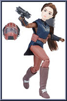 Padme Amidala from Star Wars - Forces of Destiny - Basic Series manufactured by Hasbro [Loose]