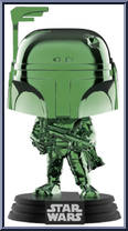 Boba Fett (Green Chrome) from Star Wars - Pop! Vinyl Figures manufactured by Funko [Loose]