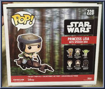 Princess Leia (with Speeder Bike) from Star Wars - Pop! Vinyl Figures manufactured by Funko [Back]