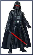 Darth Vader from Star Wars - Galactic Action - Obi-Wan Kenobi manufactured by Hasbro [Loose]