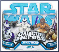 Clone Trooper / Mace Windu from Star Wars - Galactic Heroes - Wave 20 manufactured by Hasbro [Front]