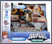 Landspeeder from Star Wars - Galactic Heroes - Vehicles manufactured by Hasbro [Front]