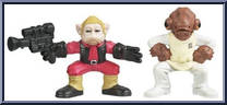 Nien Nunb / Admiral Ackbar Action Figure