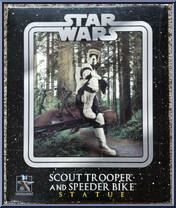 Scout Trooper and Speeder Bike from Star Wars - Statues manufactured by Gentle Giant [Front]