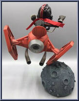TIE Fighter Pilot in TIE Fighter (Red Fighter) from Star Wars - Kustomz manufactured by Gentle Giant [Loose]