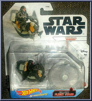 Darth Maul's Speeder from Star Wars - Hot Wheels Starships - White Card / Black Letters manufactured by Mattel [Front]