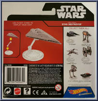 First Order Star Destroyer from Star Wars - Hot Wheels Starships - Rogue One manufactured by Mattel [Back]