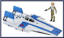Resistance A-Wing Fighter (with Resistance Pilot Tallie) Action Figure