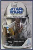 Chewbacca from Star Wars - Legacy Collection - Blue / White Cards manufactured by Hasbro [Front]