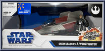 Green Leader's A-Wing Fighter Action Figure