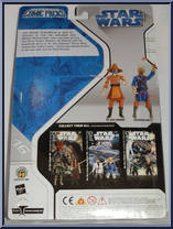 Ki-Adi-Mundi / Sharad Hett (Dark Horse) from Star Wars - Legacy Collection - Comic Packs - Blue / White Packaging manufactured by Hasbro [Back]