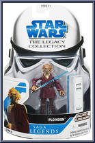 Plo Koon from Star Wars - Legacy Collection - Blue / White Cards - Saga Legends manufactured by Hasbro [Front]
