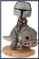 Mandalorian on Blurrg Action Figure