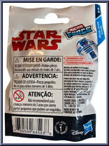R2-D2 from Star Wars - Micro Force - Blind Bags - Series 1 manufactured by Hasbro [Back]
