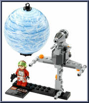 B-wing Starfighter & Planet Endor from Star Wars - Original Trilogy - Basic Series manufactured by Lego [Loose]