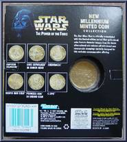 Bespin Han Solo from Star Wars - Power of the Force II - Coin Collection manufactured by Kenner [Back]