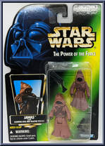 Jawas from Star Wars - Power of the Force II - Green Card manufactured by Kenner [Front]
