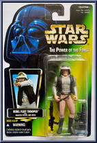 Rebel Fleet Trooper from Star Wars - Power of the Force II - Green Card manufactured by Kenner [Front]