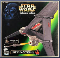 Luke's T-16 Skyhopper from Star Wars - Power of the Force II - Vehicles manufactured by Kenner [Front]