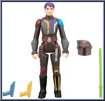 Sabine Wren from Star Wars - Retro Collection - Ahoska manufactured by Hasbro [Loose]