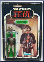 Lando Calrissian (Skiff Guard Disguise) from Star Wars - Return of the Jedi - Basic Series manufactured by Kenner [Front]