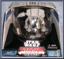 AT-AT from Star Wars - Titanium - Ultra Vehicles manufactured by Hasbro [Front]