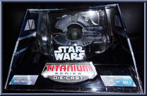 Federation Droid Fighter from Star Wars - Titanium - Ultra Vehicles manufactured by Hasbro [Front]
