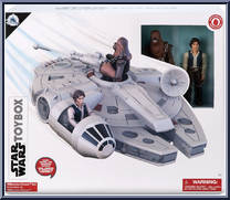 Millennium Falcon Playset with Han and Chewie from Star Wars Toybox - Box Sets manufactured by Disney [Front]