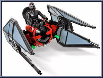 Tie Fighter and Kylo Ren Set from Star Wars Toybox - Box Sets manufactured by Disney [Loose]