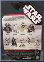 Commander Bly from Star Wars - Unleashed - Battle Packs - Singles manufactured by Hasbro [Back]