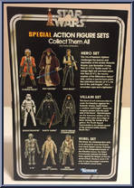 Hero Set (Luke Skywalker, Ben Kenobi, Han Solo) from Star Wars - Vintage Collection - Exclusives - Target manufactured by Hasbro [Back]