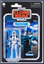 Clone Trooper (501st Legion) from Star Wars - Vintage Collection (2018) - Clone Wars manufactured by Hasbro [Front]