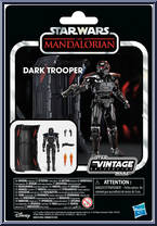 Dark Trooper from Star Wars - Vintage Collection (2018) - Mandalorian manufactured by Hasbro [Back]