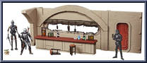 Nevarro Cantina Playset (with Imperial Death Trooper) from Star Wars - Vintage Collection (2018) - Mandalorian manufactured by Hasbro [Loose]