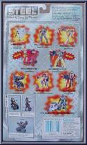 Lt. Sparks from Steel - Basic Series manufactured by Kenner [Back]