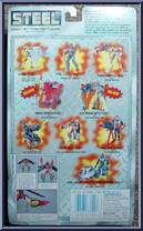 Steel (Vapor Trail) from Steel - Basic Series manufactured by Kenner [Back]