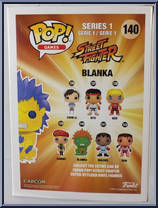 Blanka (Yellow / Blue) from Street Fighter - Pop! Vinyl Figures manufactured by Funko [Back]
