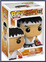 Ryu (White Headband) from Street Fighter - Pop! Vinyl Figures manufactured by Funko [Front]