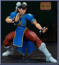 Chun-Li from Street Fighter - Ultra Street Fighter II manufactured by Jada Toys [Loose]