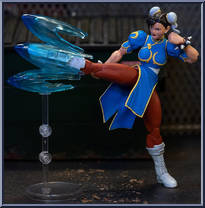 Chun-Li from Street Fighter - Ultra Street Fighter II manufactured by Jada Toys [Loose]