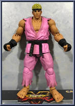 Ryu (Pink Outfit / Black Gloves) Action Figure