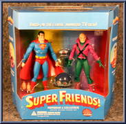 Superman & Lex Luthor from Super Friends - Basic Series manufactured by DC Direct [Front]