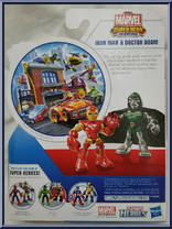 Iron Man & Doctor Doom from Super Hero Adventures - 2-Packs manufactured by Hasbro [Back]