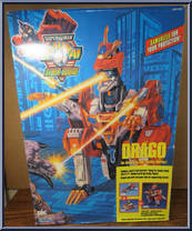 Drago from Superhuman Samurai Syber-Squad - Deluxe manufactured by Playmates [Front]
