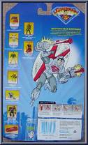 Superman (Neutron Star) from Superman - Animated Series - Series 1 manufactured by Kenner [Back]